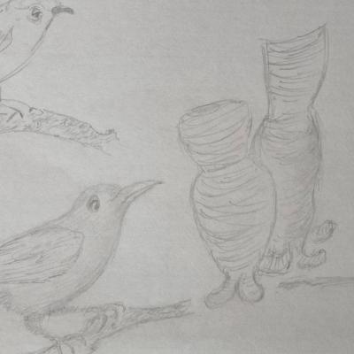 Les Constellations / Planète Clémence, détail, 64x94 cm, 2025